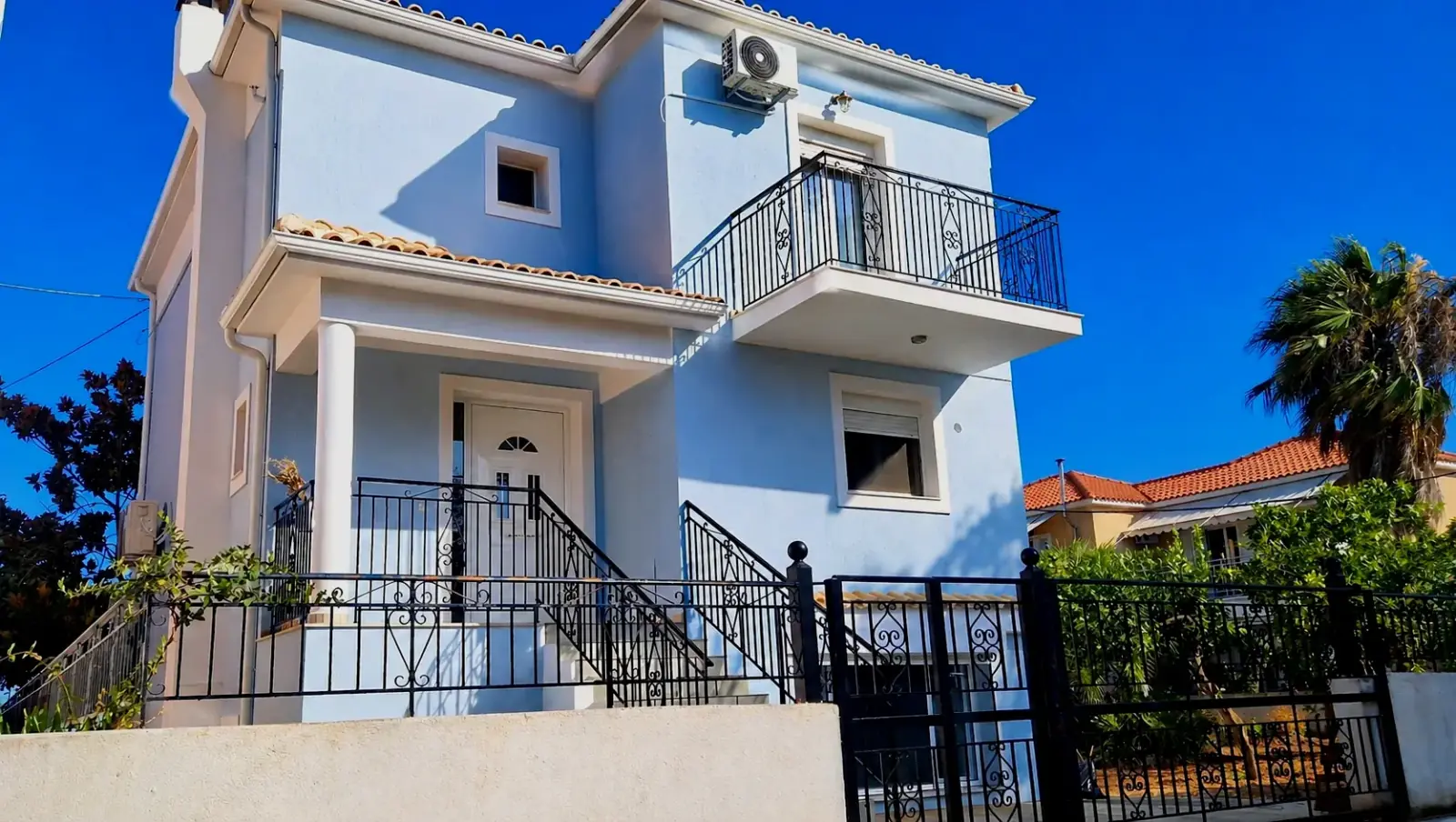 Villa Aquarius overlooking the Ionian Sea